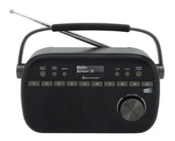 Soundmaster DAB280SW Tragbares DAB+ Und UKW-RDS Digitalradio Mit Kopfhörerbuchse