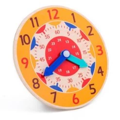 Enbaoxin Zeit Erkenntnis Bunte Uhr Frühen Lernen Spielzeug Holz Kleine Uhr Puzzle Spielzeug Für Kinder Kinder -Audio Rabatte 30244976 05