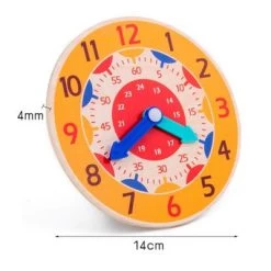 Enbaoxin Zeit Erkenntnis Bunte Uhr Frühen Lernen Spielzeug Holz Kleine Uhr Puzzle Spielzeug Für Kinder Kinder -Audio Rabatte 30244976 06