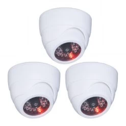 Relaxdays 3 X Kamera Dummy Mit LED