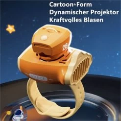 Decome Cartoon-Multifunktionsuhr Für Kinder Aus Der Luft- Und Raumfahrt Multifunktionale Mini-Projektor-Kinderuhr