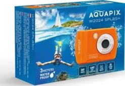 Easypix Aquapix W2024-O Splash Orange -Audio Rabatte 30612947 05