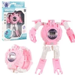Brightake Cartoon Verformung Roboter Elektronische Uhr Kinderspielzeug Elektronisches Uhrspielzeug Der Verformung Der Kinder