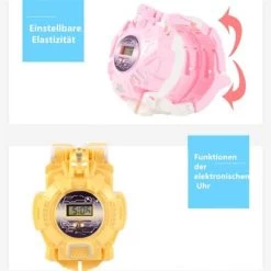 Brightake Cartoon Verformung Roboter Elektronische Uhr Kinderspielzeug Elektronisches Uhrspielzeug Der Verformung Der Kinder -Audio Rabatte 30627194 04
