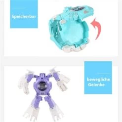 Brightake Cartoon Verformung Roboter Elektronische Uhr Kinderspielzeug Elektronisches Uhrspielzeug Der Verformung Der Kinder -Audio Rabatte 30627194 05