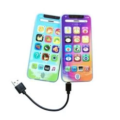 Syntek Kinder-Simulationstelefon, Sprachspielzeug Für Kinder Wiederaufladbares Spielzeug-Handy, Pädagogisches Lernspielzeug Für Die Frühe Bildung Von Kindern -Audio Rabatte 30737816 02