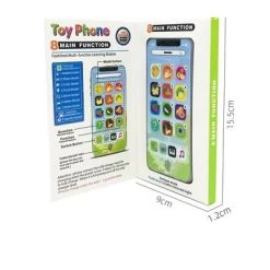 Syntek Kinder-Simulationstelefon, Sprachspielzeug Für Kinder Wiederaufladbares Spielzeug-Handy, Pädagogisches Lernspielzeug Für Die Frühe Bildung Von Kindern -Audio Rabatte 30737816 04