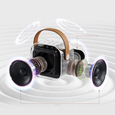 Enbaoxin Computer-Karaoke-Mikrofon Integriertes Audio-Mikrofon Lautsprecher 4 Enbaoxin Computer-Karaoke-Mikrofon Integriertes Audio-Mikrofon Lautsprecher - Image 2