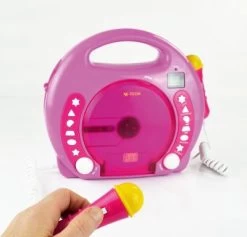 X4-TECH Kinder CD-Player Bobby Joey Inkl. USB / MP3 Und Mikrofone, Pink -Audio Rabatte 3566719 05
