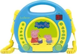 LEXIBOOK Peppa Pig Kinder CD-Player Mit 2 Mikrofonen