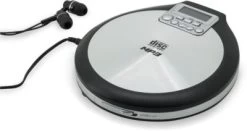 Soundmaster Tragbarer CD/MP3 Player, Silber -Audio Rabatte 7132698 02