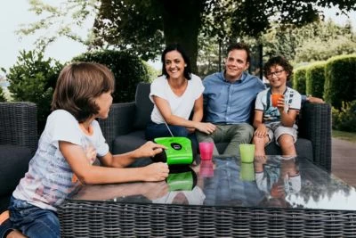 Lenco SCD-24 Grün/schwarz - Boombox CD-Player Mit Radio Und Kopfhöreranschluss 7 Lenco SCD-24 Grün/schwarz - Boombox CD-Player Mit Radio Und Kopfhöreranschluss - Image 5