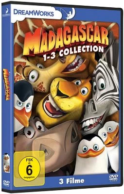 Universal DVD Madagascar 1-3 Collection 3 Universal DVD Madagascar 1-3 Collection