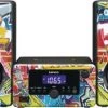 Lenco MC-020 Tags Grafitti Design - Micro-Hifi-Anlage Mit Radio, Bluetooth Und USB-Anschluß -Audio Rabatte 8656247 01